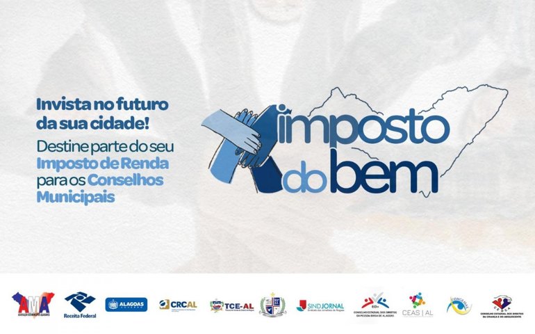  Campanha Imposto do Bem incentiva contribuintes a destinarem parte do imposto de renda para conselhos municipais  