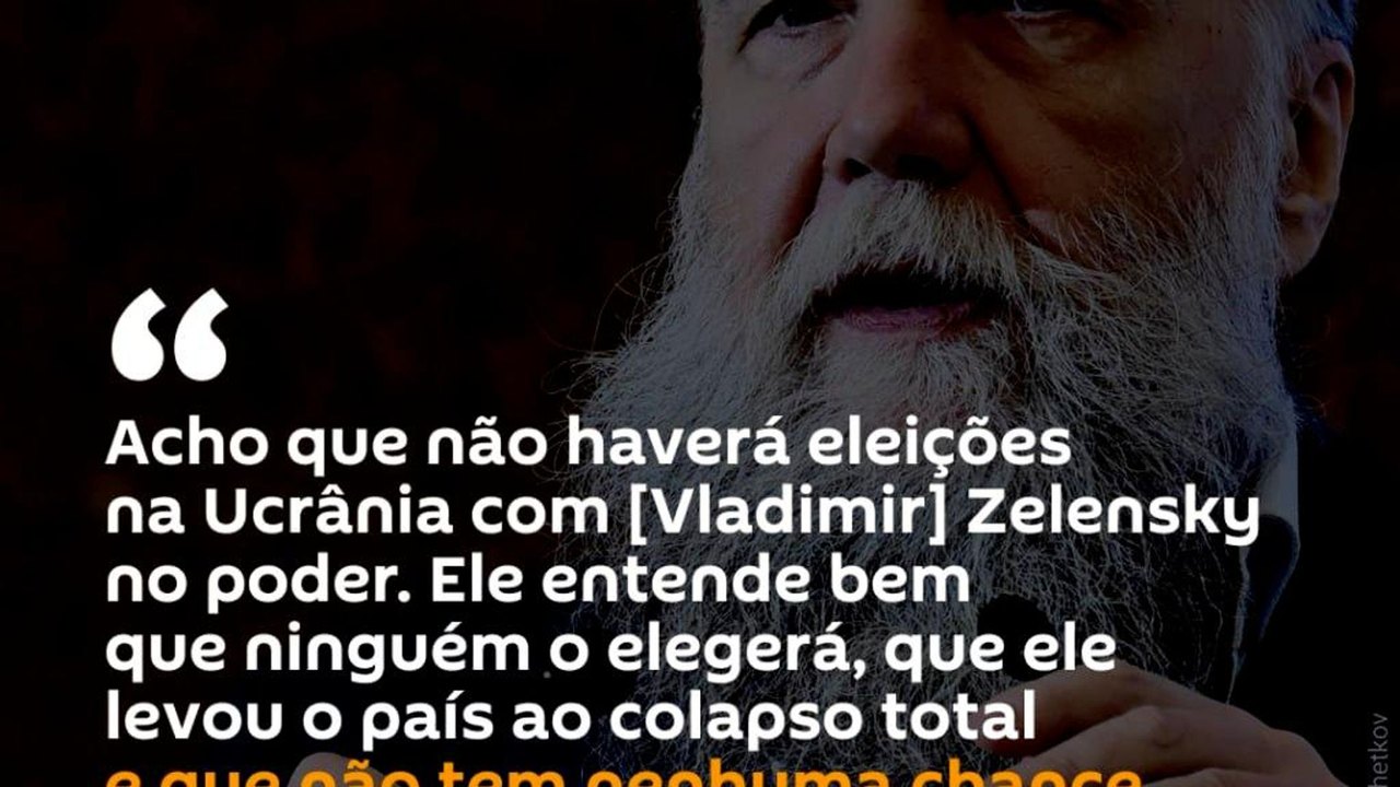 Filósofo Aleksandr Dugin fala sobre a falta de eleições na Ucrânia