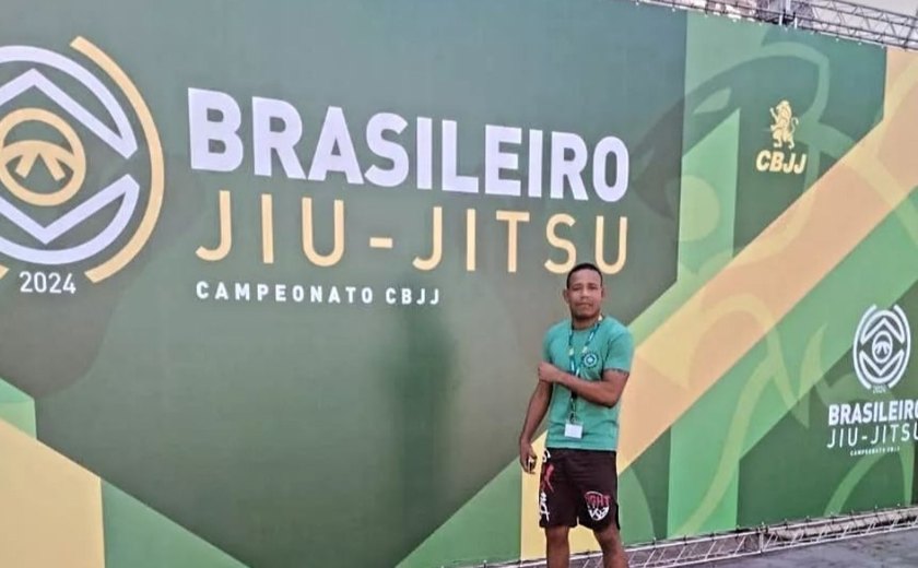 Com apoio da prefeitura, Alexandre Negão representa Arapiraca no Campeonato Brasileiro de Jiu-Jitsu