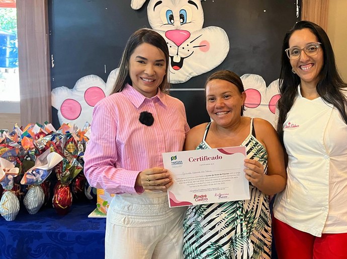 Assistência Social de Santana do Mundaú realiza mais uma edição do curso gratuito de ovos de páscoa
