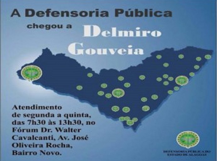 Delmiro Gouveia passa a contar com Defensor Público
