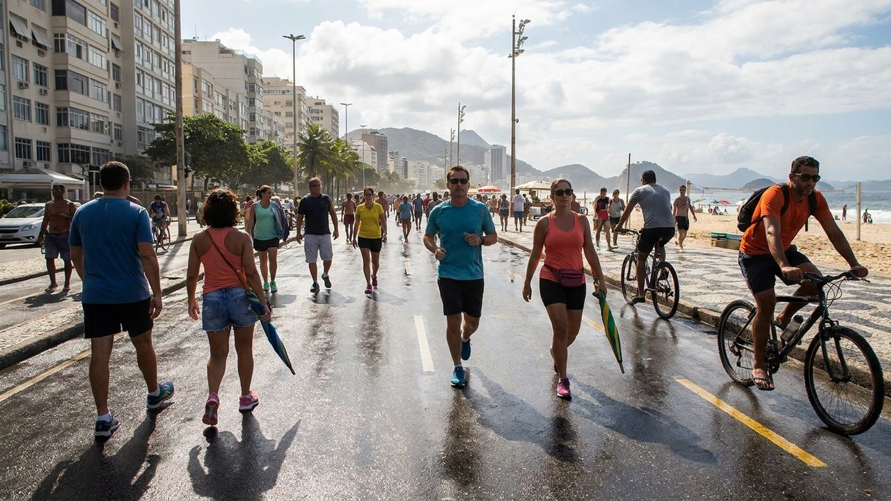 Fim de semana de sol movimenta ruas do Rio após dias de um histórico setembro chuvoso