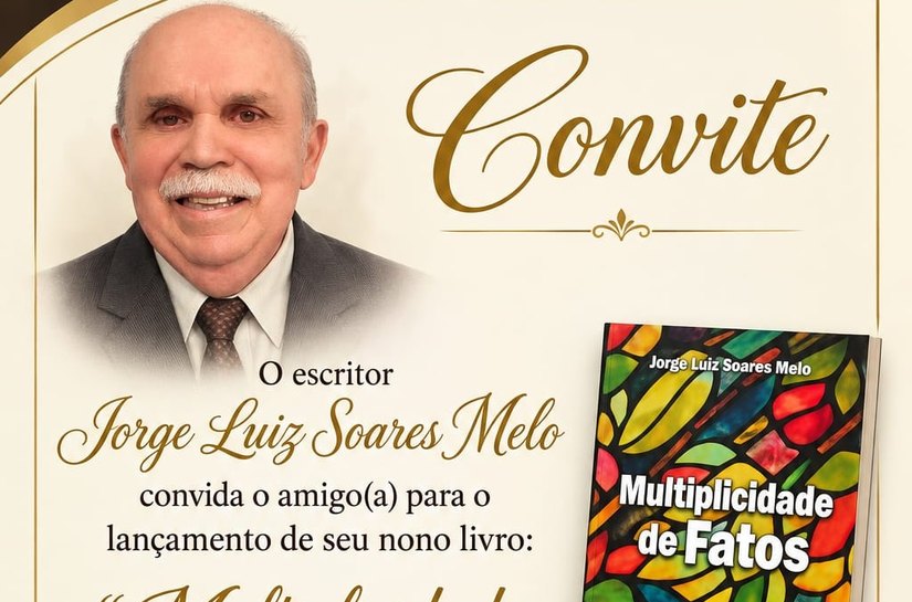 Dr. Jorge Soares lança o livro “Multiplicidade de Fatos” e celebra sua trajetória literária em Maceió