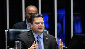 Davi Alcolumbre, presidente do Congresso Nacional. / Foto: Carlos Moura/Agência Senado.
