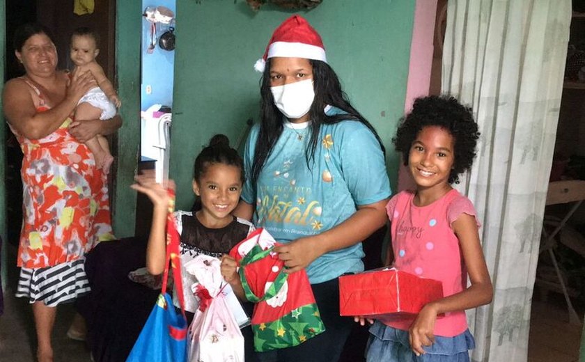 Assistência Social de Branquinha promove ação natalina para as crianças
