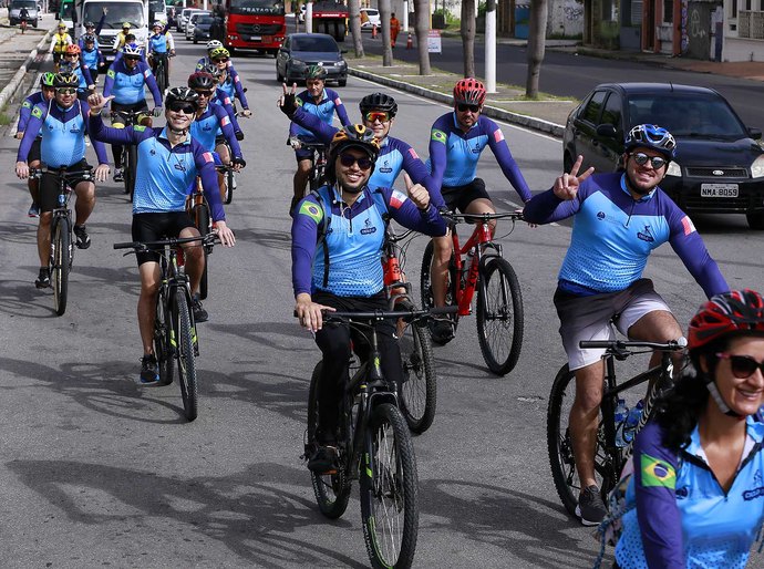 Passeio ciclístico do TJAL reúne quase 100 pessoas em Maceió