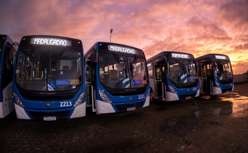 Linhas do Madrugadão em Maceió serão reforçadas durante o réveillon