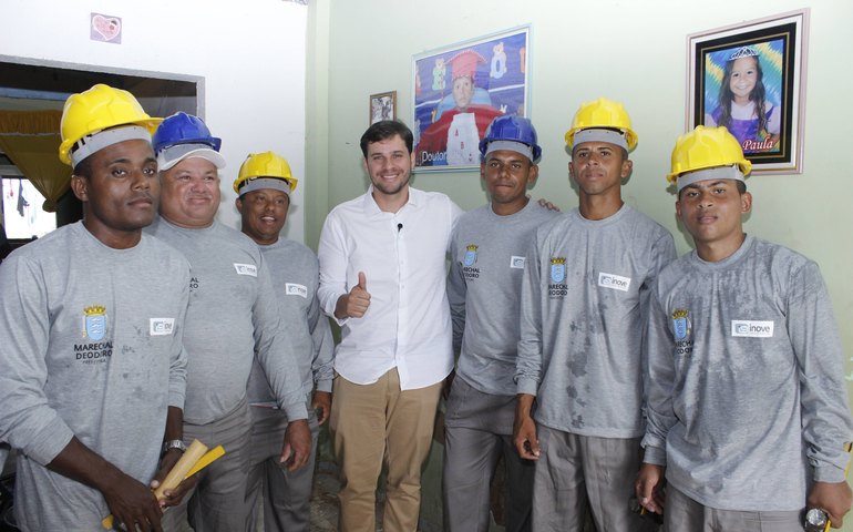 Minha Casa Melhor: Prefeitura inicia reforma das residências danificadas pelas chuvas em Marechal Deodoro