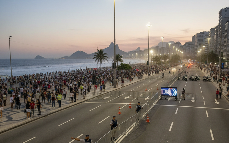 Réveillon 2026 em Copacabana: veja onde as ruas estão fechadas e é proibido estacionar