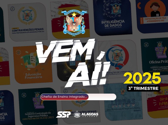 SSP capacita mais de 870 profissionais no 1º semestre e disponibiliza novos cursos para agentes