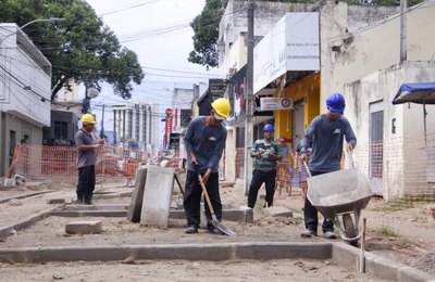 Prefeitura retoma obra de revitalização do Centro de Maceió