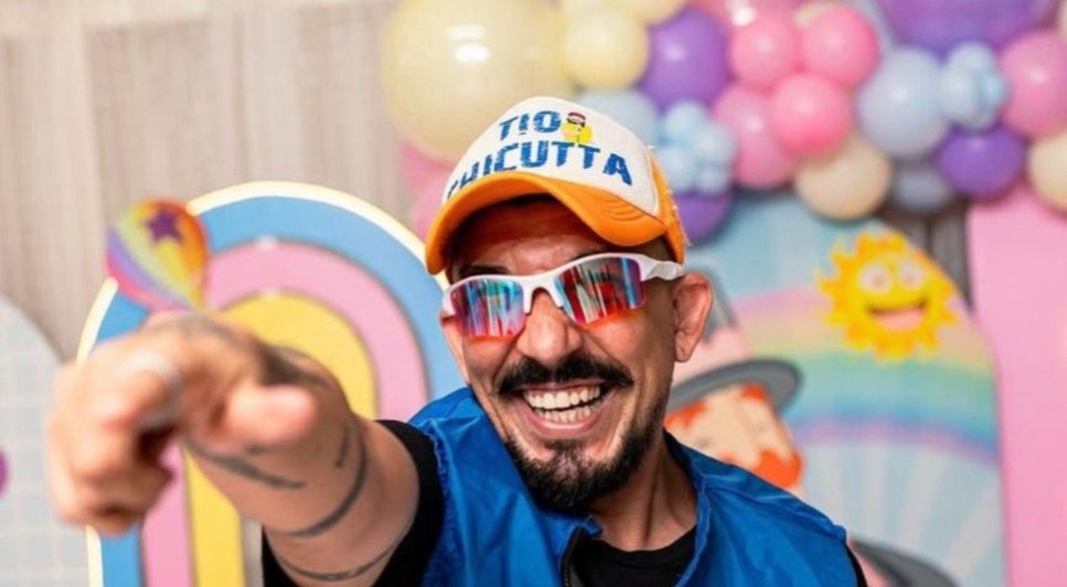 “Tio Chicuta” era figura popular em eventos voltados ao público infantil. / Foto: Reprodução 