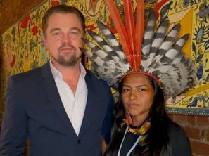 DiCaprio e Juma - Divulgação Instagram