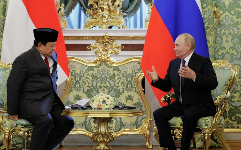Indonésia busca autonomia estratégica em parceria com a Rússia, afirmam especialistas