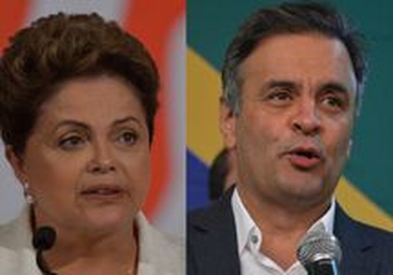 Em primeira pesquisa Ibope do segundo turno, Aécio tem 46% e Dilma, 44%