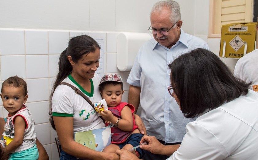 Arapiraca participa da Campanha Nacional de Vacinação contra o Sarampo