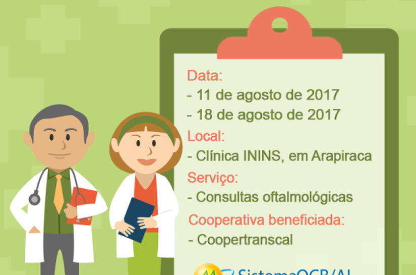 OCB/AL leva atendimento médico gratuito para famílias de associados à Coopertranscal
