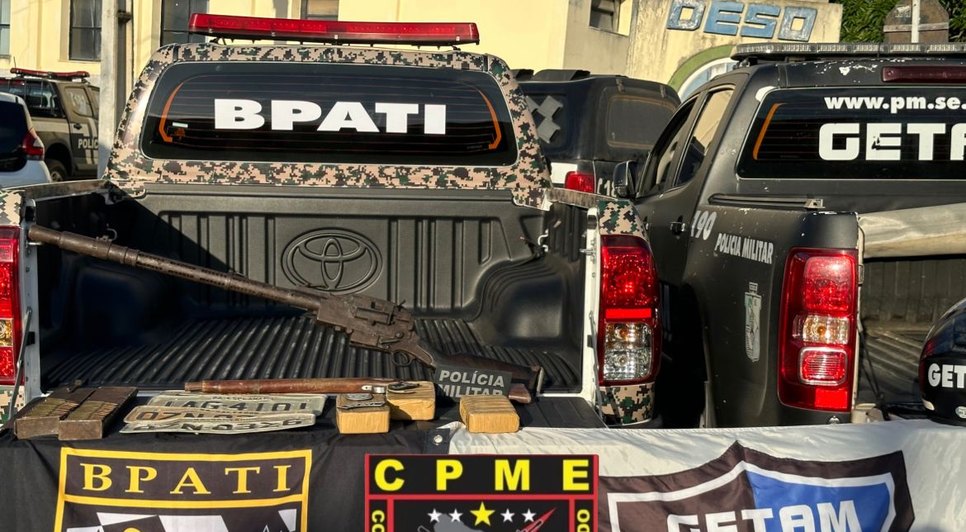 Arma antiaérea é apreendida no Sul Sergipano