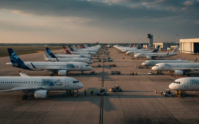 Airbus entrega 793 aeronaves comerciais em 2025, alta de 4% em relação a 2024