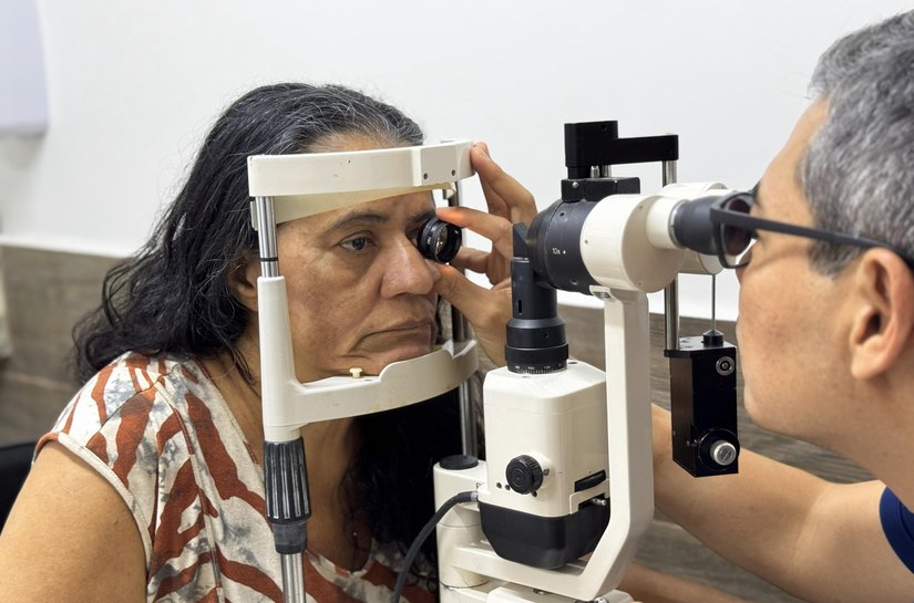 Uncisal e IOM promovem ação de saúde ocular para pacientes da Casa Fecha Feridas