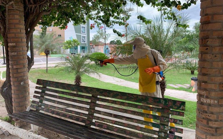 Prefeitura já realizou desinfecção contra o coronavírus em mais de 80 espaços da cidade
