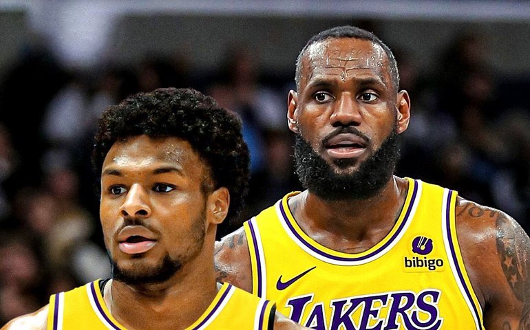 Lakers escolhem Bronny James no draft e LeBron realizará o sonho de jogar com o filho na NBA