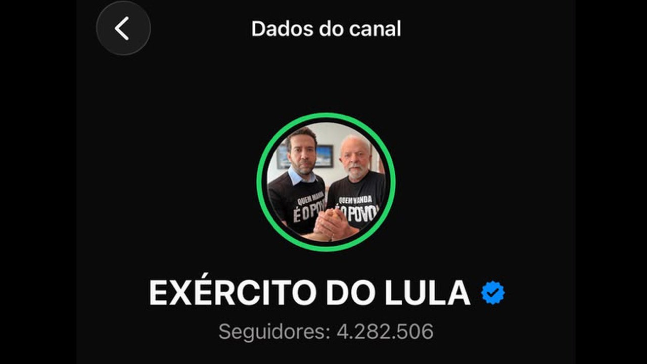 TSE reativa canal 'Exército do Lula'