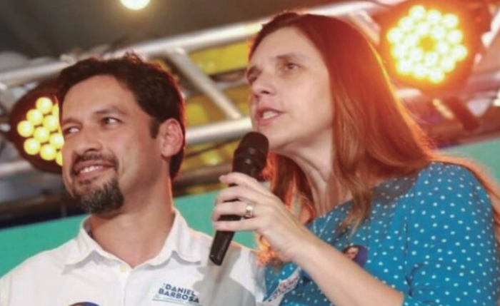 Rodrigo Cunha e Jó Pereira na campanha de 2022