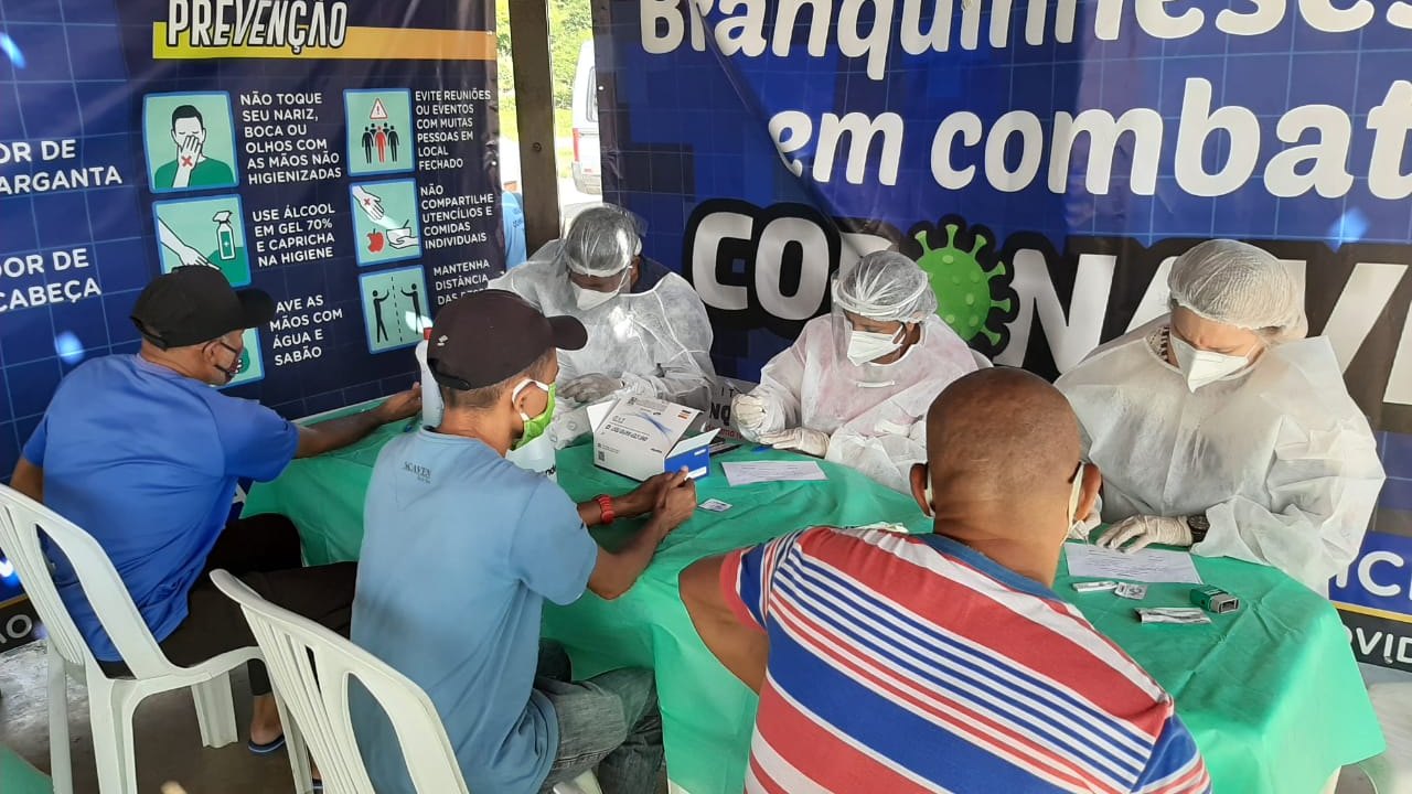 Branquinha é pioneira com testagem em massa do Covid-19 na Zona da Mata para reabertura gradual