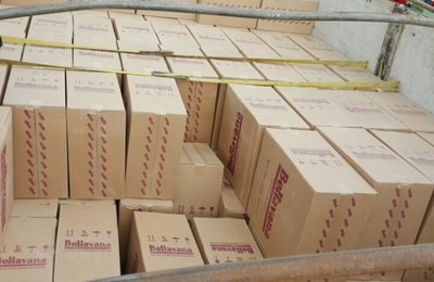 Sefaz apreende carga irregular de cigarros no valor de R$ 1 milhão