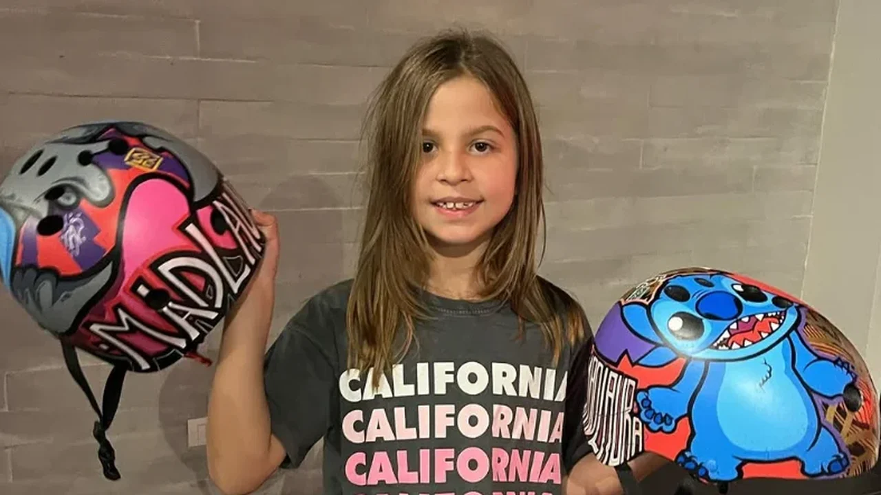 Skatista brasileira entra para o Guinness por descer megarrampa aos 9 anos