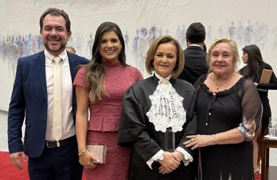 Prefeita Marcela Gomes prestigia posse de Marluce Caldas como ministra do STJ