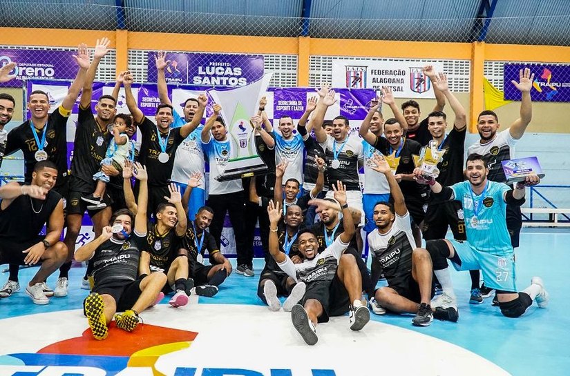 Campeão: Esporte Clube Traipu vence o São Brazense e conquista a Copa Alagoas de Futsal