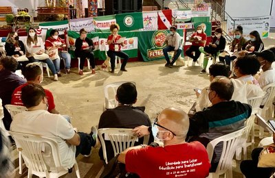 Júlio Cezar visita o 6° Enafor em Brasília a convite da Fetag