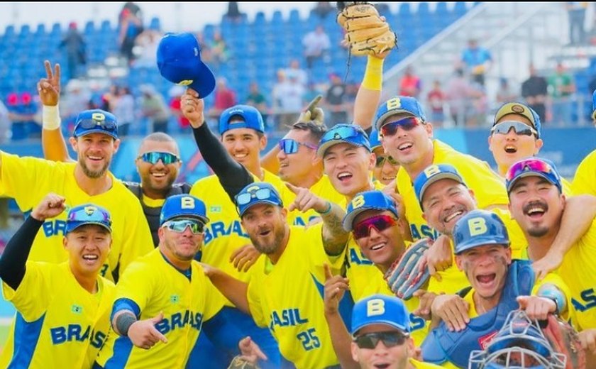 Brasil chega à inédita decisão do beisebol no Pan de Santiago e basquete massacra a Venezuela