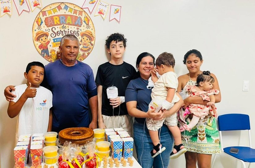 Alegria e acolhimento marcam São João da Pediatria no Hospital Regional de Palmeira dos Índios