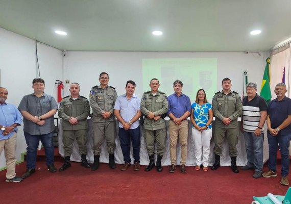 PM-AL destaca reforço no policiamento para o final de ano em reunião com comerciantes