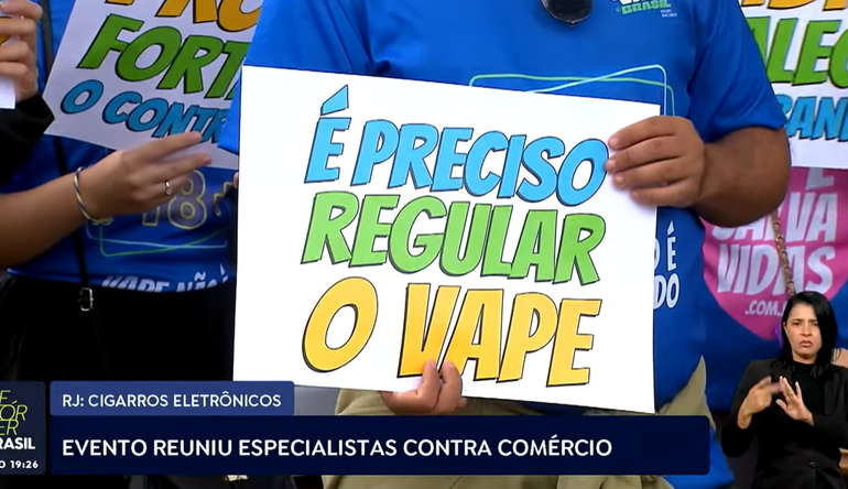 Evento reúne especialistas contra comércio de cigarros eletrônicos