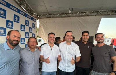 Vice-prefeito de Monteirópolis participa de inauguração da duplicação que liga o município a Arapiraca