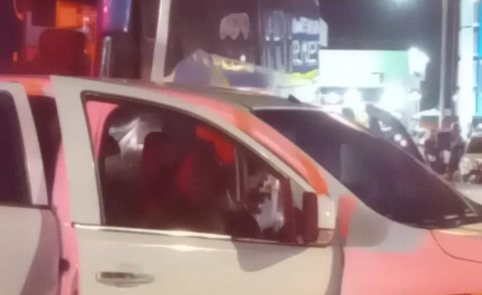 Atentado foi registrado na noite dessa terça-feira Atentado foi registrado na noite dessa terça-feira