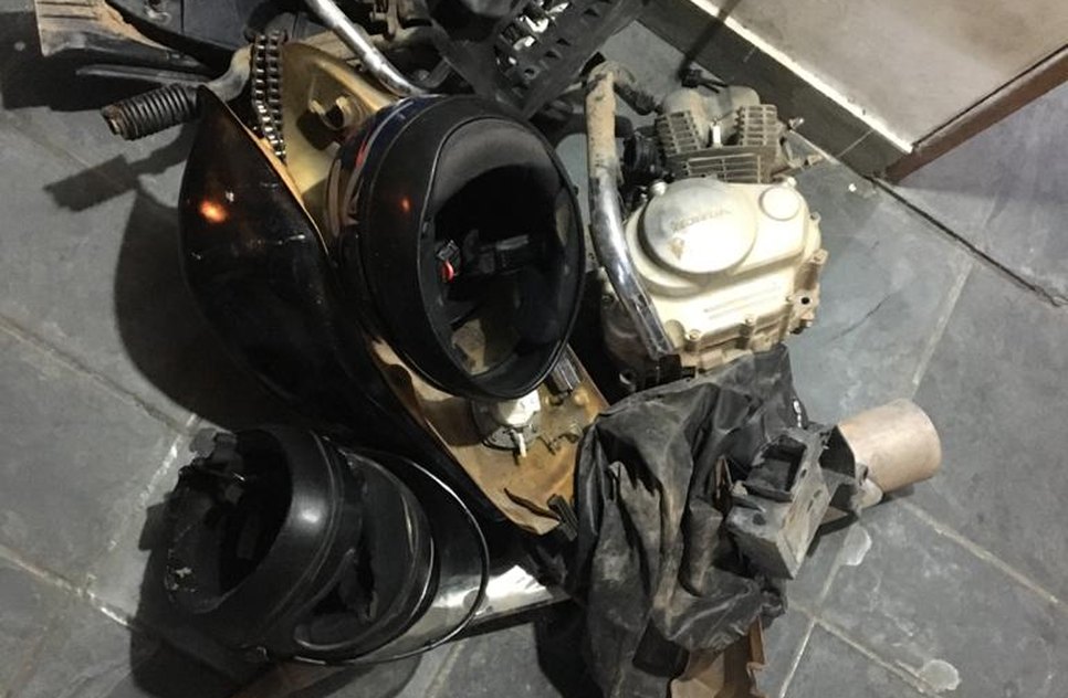 moto desmanche / Foto: Guarnição da Força Tática/6°BPM