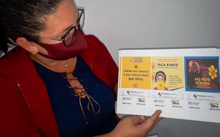 Maio Laranja: CREAS de Traipu realiza campanha virtual contra o abuso sexual infantil
