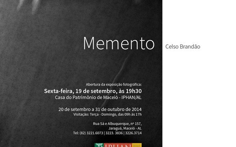 Exposição fotográfica de Celso Brandão entra em cartaz nesta sexta-feira (19) no IPHAN