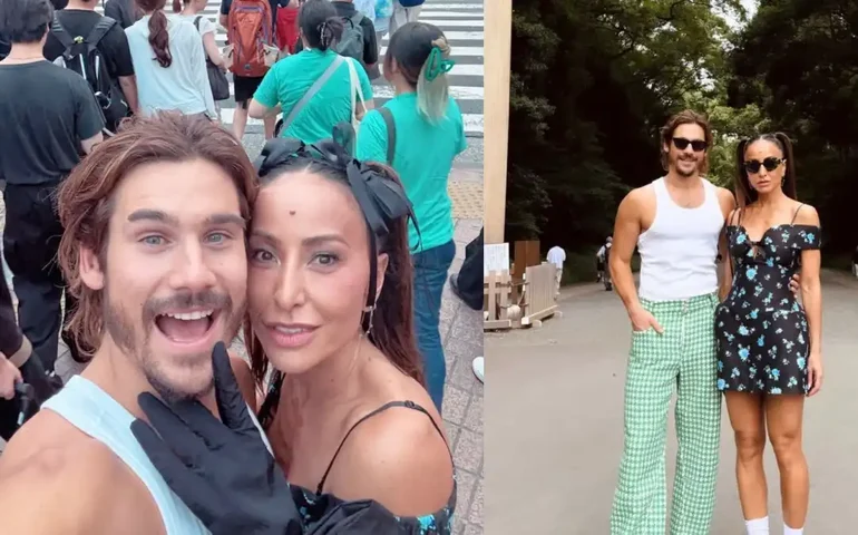 Esporte radical com tufão e declaração de Nicolas Prattes: veja como foi a viagem de Sabrina Sato ao Japão