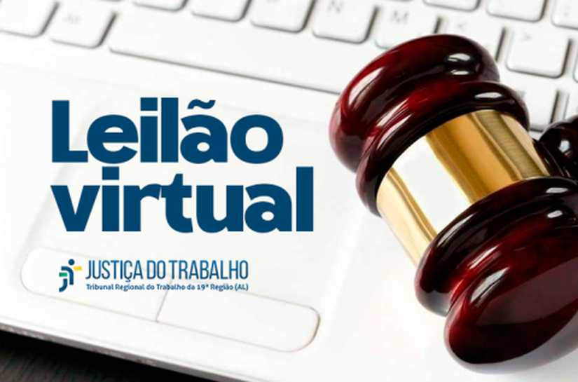 TRT/AL realiza leilão virtual na próxima terça e quinta-feira