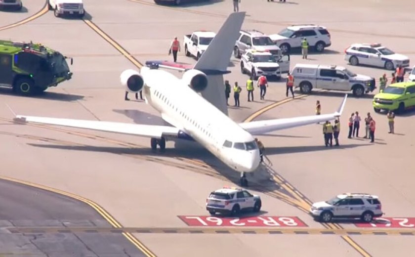 Nos EUA, aviões da Delta colidem em aeroporto de Atlanta e um deles fica sem cauda