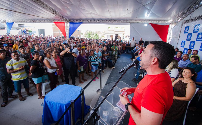 Paulo Dantas entrega mais de 70 ruas calçadas e cisternas no município sertanejo de São José da Tapera