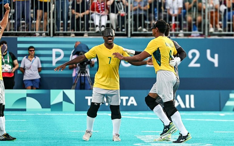 Em busca do hexa, Brasil estreia com vitória no futebol de cegos