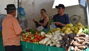 Feira queda na venda dos produtores 