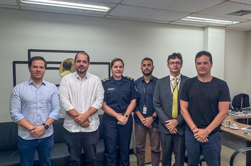 Secretário de Segurança Cidadã se reúne com a Polícia Federal para tratar de integração tecnológica e ações conjuntas de segurança